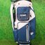 Golf Bag Travel BOYEA One (New version) 4 wheels สีน้ำเงิน-ขาว *Free Cover Protector