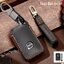 เคสรีโมทรถ Volvo XC 2022 งานหนังม้า พรีเมียมเกรด Premium Grade Hallmo HANDMADE ทรงคลาสสิค (Horse Leather Key Case Key Sets ; Model Volvo C40 XC40 XC60