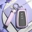 เคสโลหะรีโมทรถ Toyota Cross GR Toyota Camry 2021 Female Pastel Key Case New Design แบบ 2 ชั้น รุ่นถอดกุญแจในรีโมทเพื่อเข้าเกียร์ว่าง (Double-Layer Metal Aluminum Alloy Key Cover with transparent push button Guard 360) Toyota Key Sets Model CROSS 2020, CH