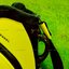 Golf bag SWAG ( PU Material ) 9.5 ( Waterproof zipper ) neon green Color