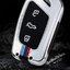 เคสโลหะรีโมทรถ MG HS Full Package 2021 (Alloy Up Grade Luminescence 3D Silicone Push button Guard) Key Sets MG Key MG HS, MG EZS NEW, MG ZS2020S mart Key สมาร์ทคีย์ Keyless Smart Entry