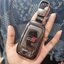 เคสโลหะรีโมทรถยนต์ Toyota Fortuner GR Sport ใหม่ แบบ 2 ชั้น รุ่นถอดกุญแจในรีโมทเพื่อเข้าเกียร์ว่าง (Double-Layer Metal Aluminum Alloy Key Cover with transparent push button Guard 360) Toyota Model Fortuner GR