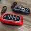 เคสโลหะเคฟล่ารีโมทรถ Toyota Fortuner GR Sport แบบ 2 ชั้น รุ่นถอดกุญแจในรีโมทได้ (Black Red Kevlar Alloy & Silicone Sleeve) Toyota Key Sets Model Fortuner Legender