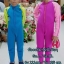 ชุดว่ายน้ำเด็กควบคุมอุณหภูมิ ป้องกันความหนาว / ป้องกันรังสี UV ผลิตจากผ้า Neoprene หนา 2 mm. มี 2 สี---> สีชมพู/สีฟ้า