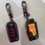 เคสโลหะรีโมทรถ Toyota Fortuner GR Sport, Legender , Alphard แบบ 2 ชั้น รุ่นถอดกุญแจในรีโมทได้ (Kevlar Alloy & Red Silicone Sleeve) Toyota Key Sets Model Alphard ,Fortuner