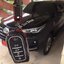 เคสโลหะเคฟล่ารีโมทรถ Toyota Fortuner GR Sport แบบ 2 ชั้น รุ่นถอดกุญแจในรีโมทได้ (Black Red Kevlar Alloy & Silicone Sleeve) Toyota Key Sets Model Fortuner Legender