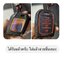 เคสโลหะรีโมทรถ Toyota Fortuner GR Sport, Legender , Alphard แบบ 2 ชั้น รุ่นถอดกุญแจในรีโมทได้ (Kevlar Alloy & Red Silicone Sleeve) Toyota Key Sets Model Alphard ,Fortuner