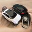 เคสรีโมทรถ HRV 2024 มีไฟหน้าและหลัง แบบโมเดลรถทรง 5 ประตู (Car Shape) วัสดุพลาสติกเบา ABS พร้อมพวงกุญแจโลหะ คล้องหูกางเกง Honda HRV 11 RS Generation Smart Key 2, 3 และ 4 ปุ่ม