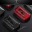 เคสรีโมทรถ Mitsubishi Pajero คาร์บอนไฟเบอร์แท้ T-Carbon พร้อมแผ่นใส Transparent TPU ครอบปุ่ม (Top Product ; Carbon Fiber Key Case) Key Sets ; Model Mitsubishi Pajero (Sport), Xpander, Mirage, Attrage, Triton Smart Key แบบ 2 และ 3 ปุ่ม