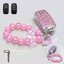 เคสรีโมทรถ Yaris Cross Yaris ATIV Veloz 2025 ลายคริสตัลขอบเงิน สีเงิน ชมพู กดปุ่มได้ (Crystal TPU Key Car Cover) ปกป้องรีโมท เพิ่มความสวยงาม ใส่ง่าย
