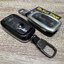 เคสโลหะสองสีดำเงิน รีโมทรถ Toyota Fortuner Legender 2022 แบบ 2 ชั้น มีแบบเงาและแบบด้าน สามาถดึงกุญแจสำรองในรีโมทได้ (Double-Layer Metal Aluminum Alloy Key Cover with transparent push button Guard 360) Toyota Model Fortuner