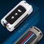 เคสโลหะรีโมทรถมิตซูบิชิ Mitsubishi Pajero Full Package 2022 (Alloy Up Grade Luminescence 3D Silicone Push button Guard) Model Mitsubishi Pajero (Sport), Xpander, Mirage, Attrage, Triton Smart Key แบบ 2 และ 3 ปุ่ม