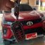 เคสโลหะรีโมทรถ Toyota Fortuner GR Sport, Legender , Alphard แบบ 2 ชั้น รุ่นถอดกุญแจในรีโมทได้ (Kevlar Alloy & Red Silicone Sleeve) Toyota Key Sets Model Alphard ,Fortuner