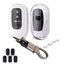 เคสรีโมทรถยนต์ Honda Civic FE 2021 แบบฝาปุ่มใส (TPU Key Cover with with PC Transparent Push button Guard)