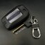 เคสรีโมทรถสีดำด้าน Toyota Fortuner GR Sports Legender (Alloy Silicone Key Cover with Silicone Push button Guard) Toyota Key Sets Model Fortuner Legender GR Sports สามารถถอดกุญแจในรีโมทได้