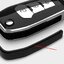 กรอบเคสกุญแจรีโมทรถยนต์ Ford Premium Grade แบบใหม่ 2020 (New VIP Key Shell, TPU Key Cover with Colorful PC Push button Guard) Ford Key Case All New Ford Ranger, Everest 2015-18 Key 2-3 ปุ่ม