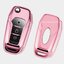 กรอบเคสกุญแจรีโมทรถยนต์ Ford Premium Grade แบบใหม่ 2020 (New VIP Key Shell, TPU Key Cover with Colorful PC Push button Guard) Ford Key Case All New Ford Ranger, Everest 2015-18 Key 2-3 ปุ่ม