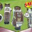 Golf Bag DULLY NA CAT USA (Brown) เล็กกระทัดรัด น้ำหนักเบา มีล้อลาก