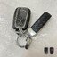 เคสรีโมทรถ Toyota Cross GR 2022 หุ้มหนังสีพาสเทล ด้านหน้าปุ่มกดและด้านหลังปกป้องกันรอยด้วยวัสดุใส TPU ABS Case Key Cover Toyota Cross, CH-R, Camry, Altis Smart Key Toyota 8 Generation V Shape