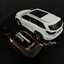 เคสรีโมทรถ Fortuner GR Sport แบบลาย Sport Car ด้านหน้าปุ่มกดปกป้องกันรอยด้วยวัสดุใส TPU เคสพลาสติกแข็ง ABS Toyota Key Sets Model All New Toyota Fortuner TRD, Toyota Hilux Revo Rocco