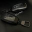 เคสโลหะดำด้านและดำเงา รีโมทรถฟอร์ด Ford Raptor, Ford WildTrak , Ford Everest 2022 แบบ 2 ชั้น (Double-Layer Metal Aluminum Alloy Key Cover with transparent push button Guard 360) Ford Key Case Ford Everest, Ranger, Raptor , Mustang 2020