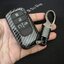 เคสรีโมทรถ Honda 2022 Civic FE HRV ลายเคฟล่า (ABS Key Cover Black Silicone Push button Guard) ; Honda Civic FE EL RS Accord HRV2022 Gen 11