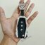 กรอบเคสกุญแจโลหะรีโมทรถ Ford Ranger Hard Case 360 องศา (Alloy Silicone Key Cover with Silicone Push button Guard) Ford Key Sets Model Ford Ranger XLT, Wildtrak 2015-18 Key 2, 3 ปุ่ม Metal Protective Case Zinc Alloy