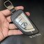 เคสโลหะรีโมทคู่ ดำด้านสุดเท่ รถ BMW LCD & Blade 2022 New Design แบบ 2 ชั้น (Double-Layer Metal Aluminum Alloy Key Cover with transparent push button Guard 360) BMW Key Case 7 Series 740 , 6 Series GT Car, Smart New 5 Series 530i x3 LCD Screen Car Key Case