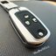 กรอบเคสโลหะกุญแจรถ Honda Civic FB Hard Case กุญแจพับ ปุ่มเรืองแสง (Alloy Silicone Key Cover with Luminescence Silicone Push button Guard) Honda Key Sets Model Accord G8 , Civic FB, Jazz, City 2012-2014 Folding Key