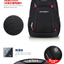 Aspensport กระเป๋าเป้ สะพายหลัง ชาย หญิง Laptop 15-16 นิ้ว รุ่น AS-B22 สีเทา แดง