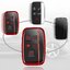 กรอบเคสกุญแจรีโมทรถยนต์ Land Rover - Range Rover Premium Grade แบบใหม่ 2020 (New VIP Key Shell, TPU Key Cover with Colorful PC Push button Guard) Land Rover - Range Rover Car Key Case สมาร์ทคีย์
