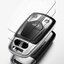 เคสรีโมทรถยนต์ Audi (TPU Key Cover with Colorful PC Push button Guard) New Audi Smart Key สมาร์ทคีย์