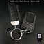 เคสรีโมทรถลายเคฟล่า Honda Smart Key สามารถดึงกุญแจได้ (Kevlar ABS / Black Silicone Push button Guard) Model Honda Accord, CRV, HRV, Civic, City Smart Key 10 Generation Smart Key 3 และ 4 ปุ่ม