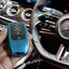 เคสรีโมทรถ โลหะอลูมินัมอัลลอย Mercedes Benz 2021 แบบ 2 ชั้น (Double-Layer Metal Aluminum Alloy Key Cover with transparent push button Guard 360) S-Class, E-Class , CLS220d