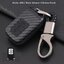 เคสรีโมทรถลายเคฟล่า Honda Smart Key สามารถดึงกุญแจได้ (Kevlar ABS / Black Silicone Push button Guard) Model Honda Accord, CRV, HRV, Civic, City Smart Key 10 Generation Smart Key 3 และ 4 ปุ่ม