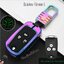 กรอบเคสโลหะกุญแจรถ Honda Civic FB Hard Case กุญแจพับ ปุ่มเรืองแสง (Alloy Silicone Key Cover with Luminescence Silicone Push button Guard) Honda Key Sets Model Accord G8 , Civic FB, Jazz, City 2012-2014 Folding Key
