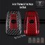 เคสรีโมทรถ Toyota Cross GR Sport 2022 คาร์บอนไฟเบอร์แท้ T-Carbon และแผ่นใส TPU ปิดปุ่มกันรอย (Top Product ; Carbon Fiber Key Case) รุ่นถอดกุญแจเพื่อเข้าเกียร์ว่างได้ Key Sets ; Toyota Cross, CH-R, Camry, Altis Smart Key Toyota 8 Generation V Shape แบบ 3 แ