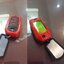 เคสโลหะเคฟล่ารีโมทรถ Toyota Fortuner GR Sport แบบ 2 ชั้น รุ่นถอดกุญแจในรีโมทได้ (Black Red Kevlar Alloy & Silicone Sleeve) Toyota Key Sets Model Fortuner Legender