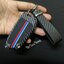 เคสรีโมทรถ BMW ทรงใบไม้ ลายเคฟล่าโลหะอัลลอย (Alloy Luminescence 3D Silicone Push button Guard) Key Sets BMW Key Sets G30 530e m sport,330e m sport,2018-New 5 Series 525, 530Li, X3, X, X5, X6