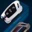 เคสโลหะรีโมทรถ MG HS Full Package 2021 (Alloy Up Grade Luminescence 3D Silicone Push button Guard) Key Sets MG Key MG HS, MG EZS NEW, MG ZS2020S mart Key สมาร์ทคีย์ Keyless Smart Entry