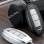 เคสโลหะอัลลอยรีโมทรถ Nissan GTR แบบ 2 ชั้น (Double-Layer Metal Aluminum Alloy Key Cover with transparent push button Guard 360) New NISSAN KICKS e-POWER , March,X-Trail,Navara,Juke,Almera,Note,Pulsar,Livina,Teana,Murano,Tida Smart Key 2 , 3 และ 4 ปุ่ม Sma