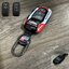 เคสรีโมทรถ Toyota Yaris Cross Yaris ATIV Veloz 2023 แบบลาย GR Sports สามารถดึงกุญแจในรีโมทได้ ด้านหน้าปุ่มกดปกป้องกันรอยด้วยวัสดุใส TPU เคสพลาสติกแข็ง ABS