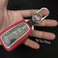 เคสรีโมทรถ Toyota Cross GR 2022 หุ้มหนังสีพาสเทล ด้านหน้าปุ่มกดและด้านหลังปกป้องกันรอยด้วยวัสดุใส TPU ABS Case Key Cover Toyota Cross, CH-R, Camry, Altis Smart Key Toyota 8 Generation V Shape