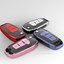 กรอบเคสกุญแจรีโมทรถยนต์ Ford Premium Grade แบบใหม่ 2020 (New VIP Key Shell, TPU Key Cover with Colorful PC Push button Guard) Ford Key Case All New Ford Ranger, Everest 2015-18 Key 2-3 ปุ่ม