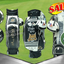 Golf Bag DULLY NA CAT USA (Black) เล็กกระทัดรัด น้ำหนักเบา มีล้อลาก