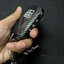 เคสรีโมทรถ KIA Carnival 2022 ลายเคฟล่า (ABS Key Cover Black Silicone Push button Guard) พร้อมพวงกุญแจ