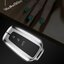 เคสโลหะอัลลอยรีโมทรถ Toyota Cross 2021 New Design Hard Case Premium Grade สวย เรียบหรู มีสไตล์ Alloy/Transparent TPU Front Transparent push button Guard / 3D Mirror ABS Back Cover Model Cross, CH-R, Camry, Altis Smart Key Toyota 8 Generation V Shape แบบ 3