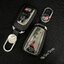 เคสรีโมทรถ Toyota Cross GR 2022 หุ้มหนังสีพาสเทล ด้านหน้าปุ่มกดและด้านหลังปกป้องกันรอยด้วยวัสดุใส TPU ABS Case Key Cover Toyota Cross, CH-R, Camry, Altis Smart Key Toyota 8 Generation V Shape