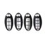 เคสโลหะอัลลอยรีโมทรถ Nissan GTR แบบ 2 ชั้น (Double-Layer Metal Aluminum Alloy Key Cover with transparent push button Guard 360) New NISSAN KICKS e-POWER , March,X-Trail,Navara,Juke,Almera,Note,Pulsar,Livina,Teana,Murano,Tida Smart Key 2 , 3 และ 4 ปุ่ม Sma