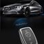 เคสรีโมทรถ โลหะอลูมินัมอัลลอย Mercedes Benz 2021 แบบ 2 ชั้น (Double-Layer Metal Aluminum Alloy Key Cover with transparent push button Guard 360) S-Class, E-Class , CLS220d